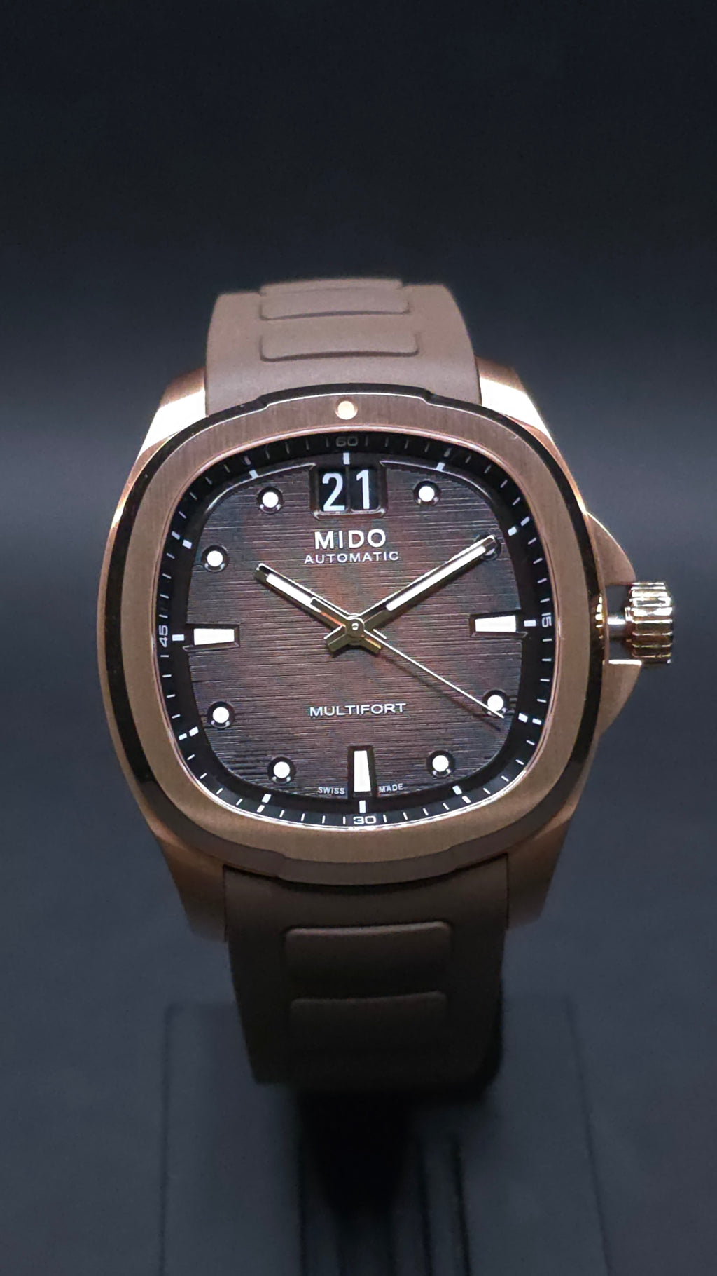 Mido Multifort TV Big Date - Oro Rosa